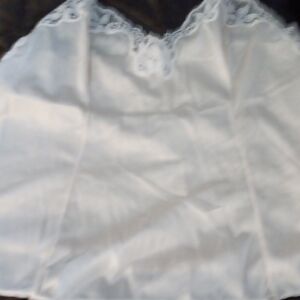 White Lace-Trim Camisole Slip - Women Intimates